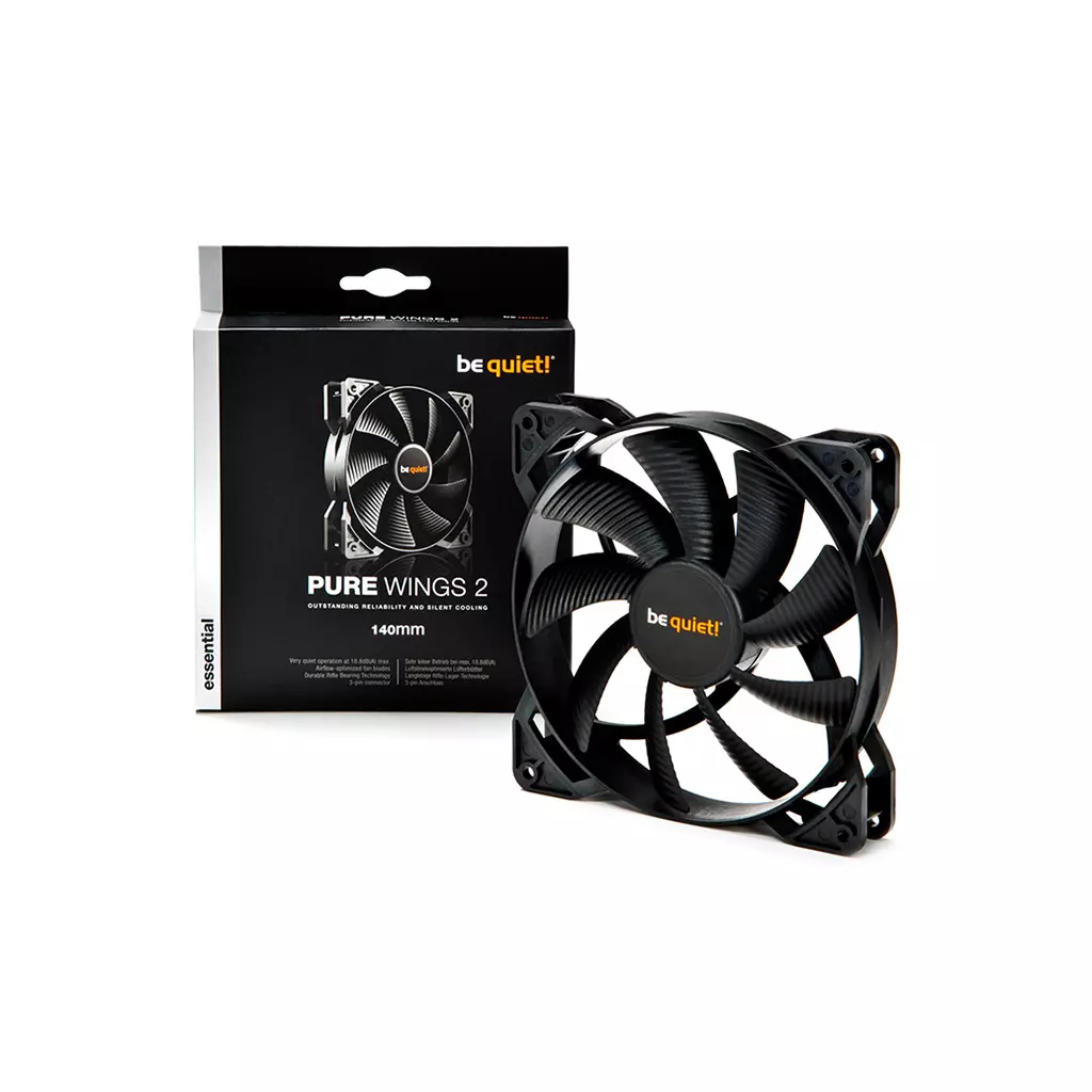 Кулер для корпуса Be quiet! Pure Wings 2 140mm (BL047) - 1 Кулер для корпуса Be quiet! Pure Wings 2 140mm (BL047) - 1