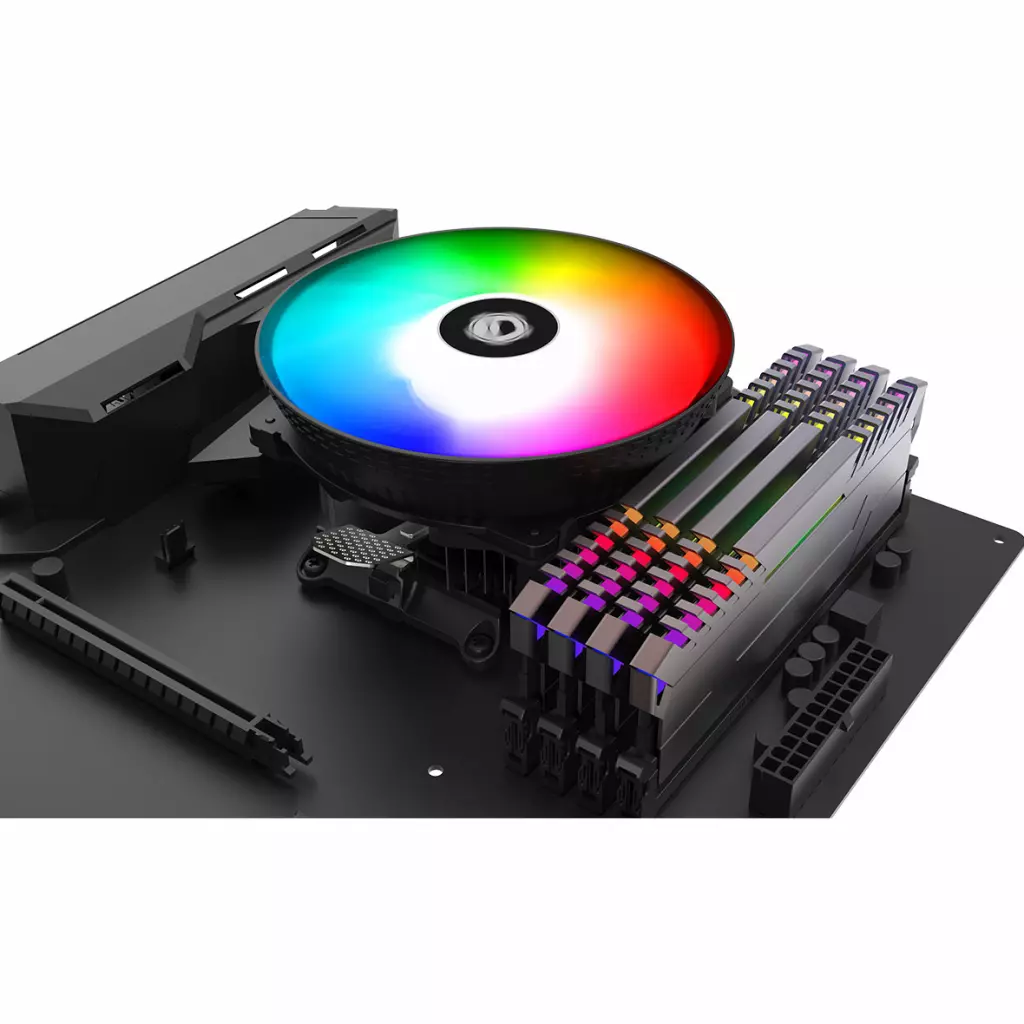 Кулер для процессора ID-Cooling DK-03 Rainbow - 5 Кулер для процессора ID-Cooling DK-03 Rainbow - 5