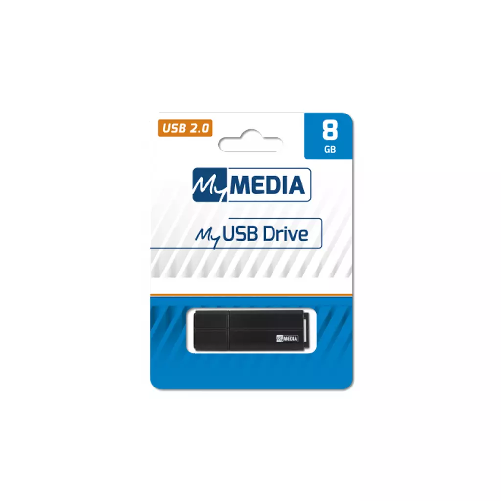 USB флеш накопитель Verbatim 8GB MyMedia Black USB 2.0 (69260) - 3 USB флеш накопитель Verbatim 8GB MyMedia Black USB 2.0 (69260) - 3