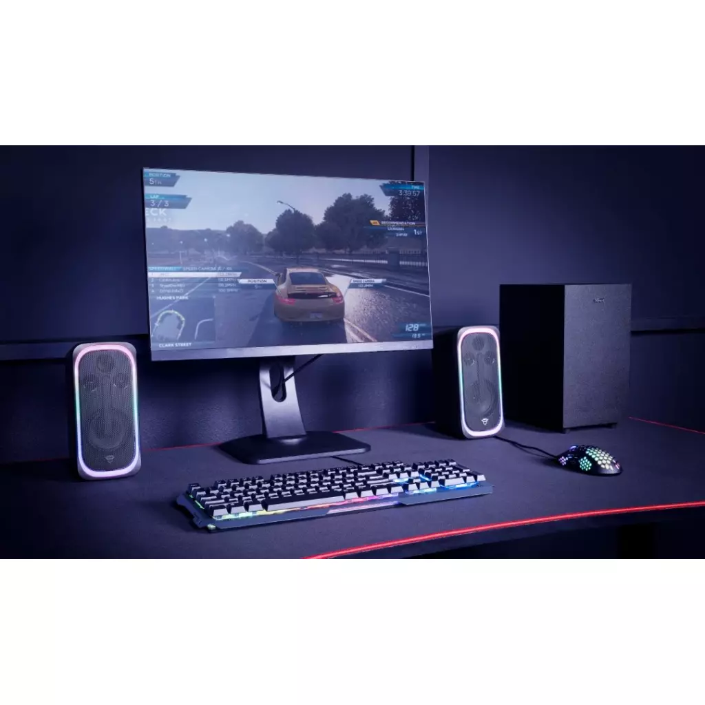 Акустическая система Trust GXT 635 Rumax RGB Black (23927) - 2 Акустическая система Trust GXT 635 Rumax RGB Black (23927) - 2