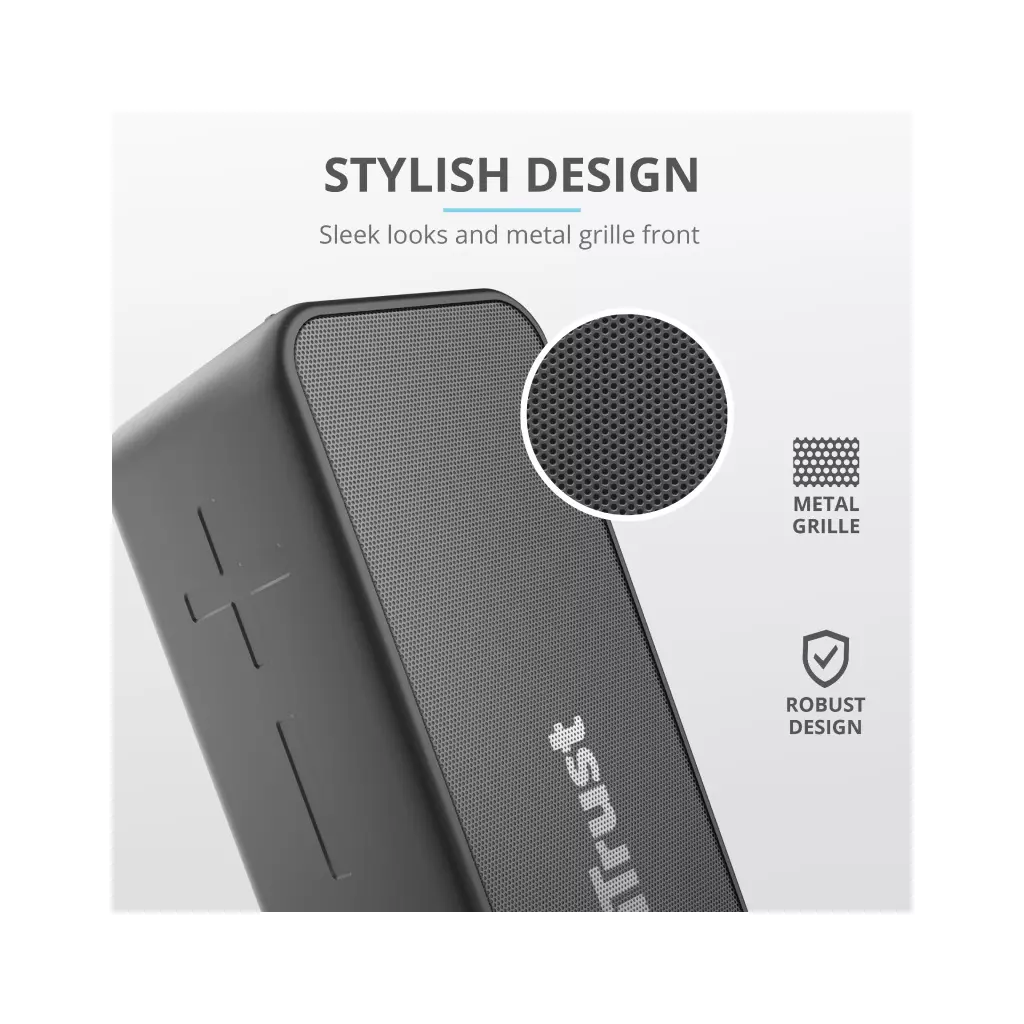 Акустическая система Trust Zowy Max Bluetooth Speaker Black (23825) - 7