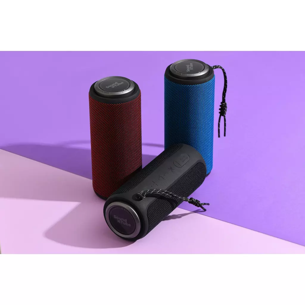 Акустическая система 2E SoundXTube TWS MP3 Wireless Waterproof Red (2E-BSSXTWRD) - 1 Акустическая система 2E SoundXTube TWS MP3 Wireless Waterproof Red (2E-BSSXTWRD) - 1