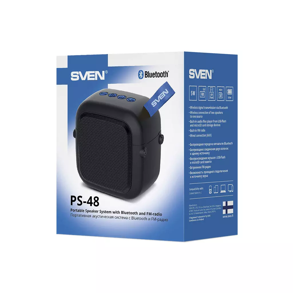 Акустическая система Sven PS-48 Black - 7 Акустическая система Sven PS-48 Black - 7