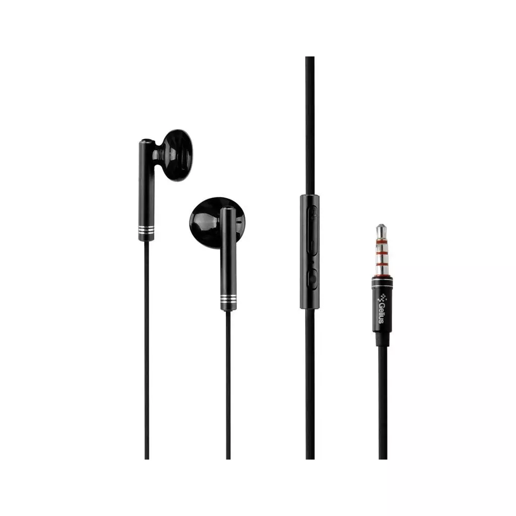 Наушники Gelius Pro GP-HF390 Betta Black with mic + button call answering (00000074844)