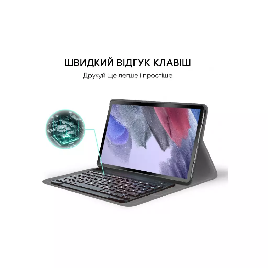 Чехол для планшета AirOn Premium Samsung Galaxy Tab A7 LITE T220/T225 BT keyboard Bla (4822352781065) - 3 Чехол для планшета AirOn Premium Samsung Galaxy Tab A7 LITE T220/T225 BT keyboard Bla (4822352781065) - 3