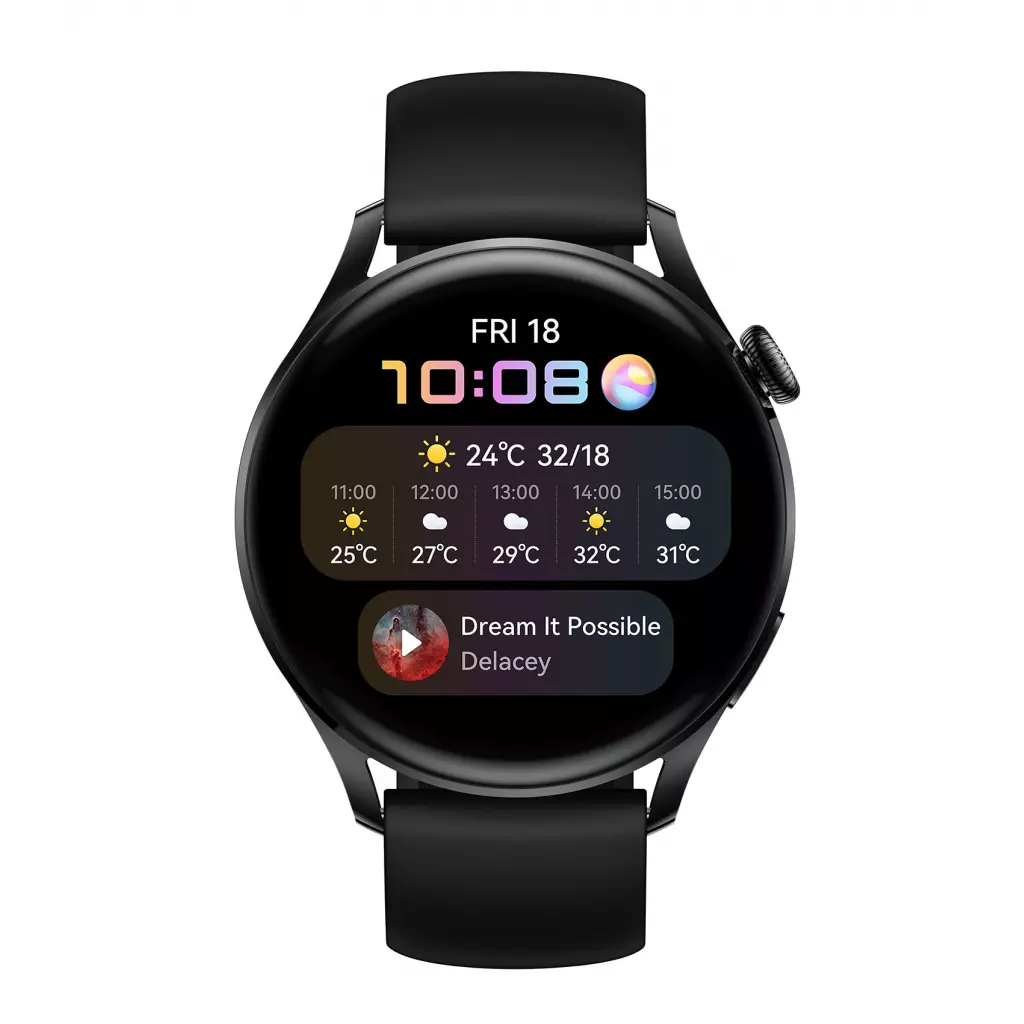 Смарт-часы Huawei Watch 3 Black (55026820) - 2