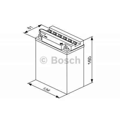 Аккумулятор автомобильный Bosch 12A (0 092 M4F 320) - 4 Аккумулятор автомобильный Bosch 12A (0 092 M4F 320) - 4