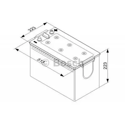 Аккумулятор автомобильный Bosch 180А (0 092 T50 770) - 4 Аккумулятор автомобильный Bosch 180А (0 092 T50 770) - 4