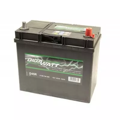 Аккумулятор автомобильный GigaWatt 45А (0185754555) - 1 Аккумулятор автомобильный GigaWatt 45А (0185754555) - 1