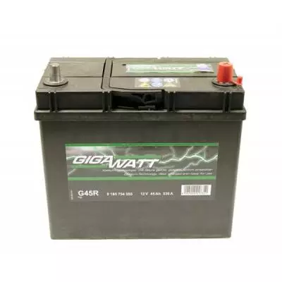 Аккумулятор автомобильный GigaWatt 45А (0185754555)