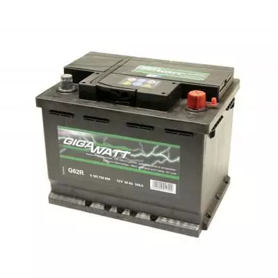 Аккумулятор автомобильный GigaWatt 60А (0185756008) - 1 Аккумулятор автомобильный GigaWatt 60А (0185756008) - 1