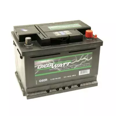 Аккумулятор автомобильный GigaWatt 60А (0185756009) - 2 Аккумулятор автомобильный GigaWatt 60А (0185756009) - 2
