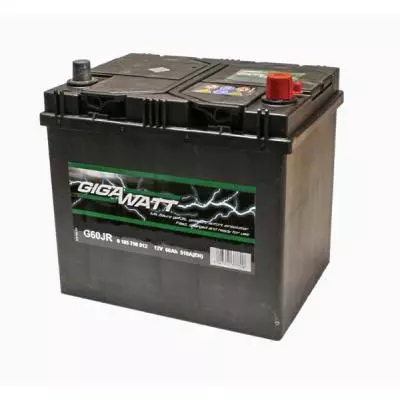 Аккумулятор автомобильный GigaWatt 60А (0185756012) - 1 Аккумулятор автомобильный GigaWatt 60А (0185756012) - 1