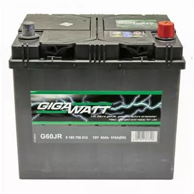 Аккумулятор автомобильный GigaWatt 60А (0185756012)