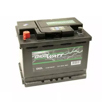 Аккумулятор автомобильный GigaWatt 60А (0185756027) - 2 Аккумулятор автомобильный GigaWatt 60А (0185756027) - 2