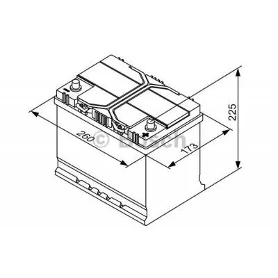 Аккумулятор автомобильный Bosch 70А (0 092 S40 260) - 4 Аккумулятор автомобильный Bosch 70А (0 092 S40 260) - 4