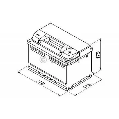 Аккумулятор автомобильный Bosch 74А (0 092 S50 070) - 5 Аккумулятор автомобильный Bosch 74А (0 092 S50 070) - 5