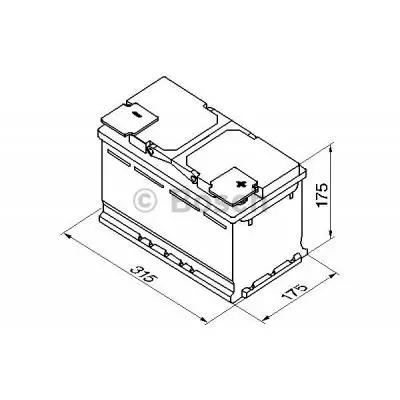 Аккумулятор автомобильный Bosch 85А (0 092 S50 100) - 5 Аккумулятор автомобильный Bosch 85А (0 092 S50 100) - 5
