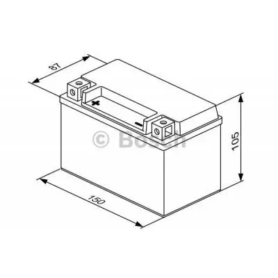 Аккумулятор автомобильный Bosch 8A (0 092 M60 100) - 4 Аккумулятор автомобильный Bosch 8A (0 092 M60 100) - 4