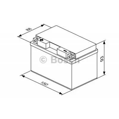 Аккумулятор автомобильный Bosch 8A (0 092 M60 110) - 4 Аккумулятор автомобильный Bosch 8A (0 092 M60 110) - 4