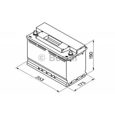 Аккумулятор автомобильный Bosch 90А (0 092 S30 130) - 5