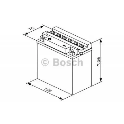 Аккумулятор автомобильный Bosch 9A (0 092 M4F 250) - 4 Аккумулятор автомобильный Bosch 9A (0 092 M4F 250) - 4
