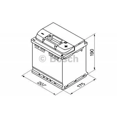Аккумулятор автомобильный Bosch 52А (0 092 S40 020) - 5 Аккумулятор автомобильный Bosch 52А (0 092 S40 020) - 5
