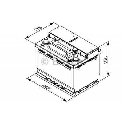 Аккумулятор автомобильный Bosch 60А (0 092 S4E 051) - 4 Аккумулятор автомобильный Bosch 60А (0 092 S4E 051) - 4
