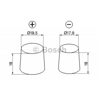 Аккумулятор автомобильный Bosch 60А (0 092 S5A 050) - 4 Аккумулятор автомобильный Bosch 60А (0 092 S5A 050) - 4