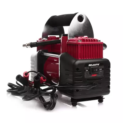 Автомобильный компрессор БЕЛАВТО БК-45 Зубр 2-х цил. на АКБ 90л / мин. (БК45) - 1 Автомобильный компрессор БЕЛАВТО БК-45 Зубр 2-х цил. на АКБ 90л / мин. (БК45) - 1