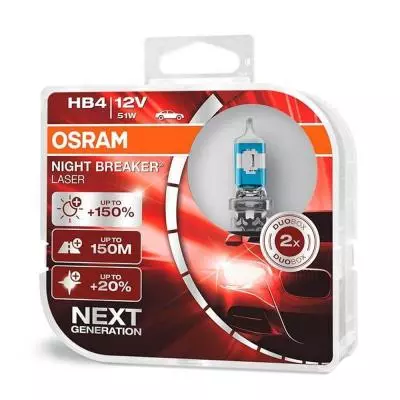 Автолампа Osram галогенова 51W (OS 9006NL-HCB)