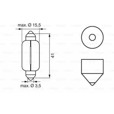 Автолампа Bosch 21W (1 987 302 230) - 4 Автолампа Bosch 21W (1 987 302 230) - 4