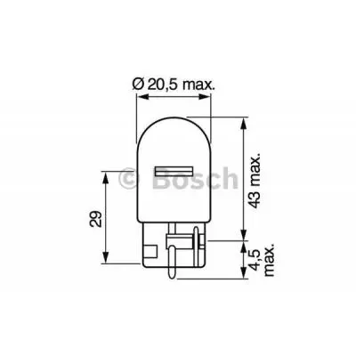 Автолампа Bosch 21W (1 987 302 822) - 4 Автолампа Bosch 21W (1 987 302 822) - 4