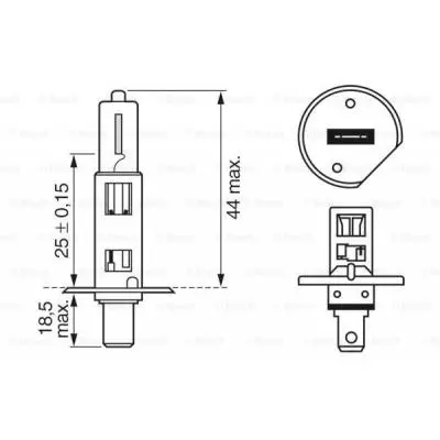 Автолампа Bosch галогенова 55W (1 987 301 011) - 4 Автолампа Bosch галогенова 55W (1 987 301 011) - 4