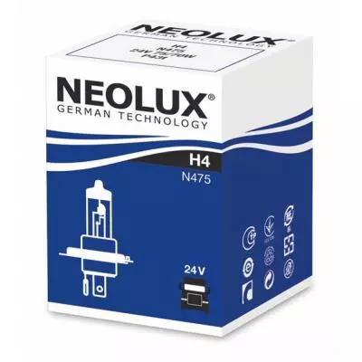 Автолампа Neolux галогенова 75/70W (N475) - 1 Автолампа Neolux галогенова 75/70W (N475) - 1