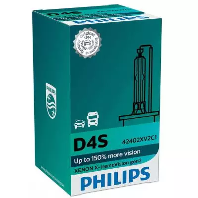 Автолампа Philips ксеноновая (42402 XV2 C1) - 1 Автолампа Philips ксеноновая (42402 XV2 C1) - 1