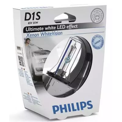 Автолампа Philips ксеноновая (85415 WHV S1) - 1 Автолампа Philips ксеноновая (85415 WHV S1) - 1