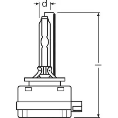 Автолампа Osram ксенонова (66340CBB-HCB) - 1