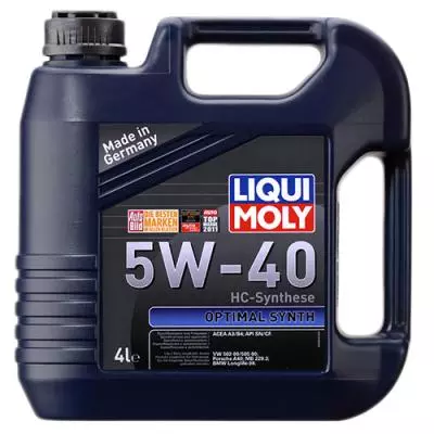 Моторное масло Liqui Moly Optimal Synth 5W-40 4л (LQ 3926)