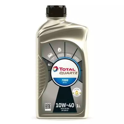Моторное масло Total QUARTZ DIESEL 7000 10W-40 1л (TL 216680)