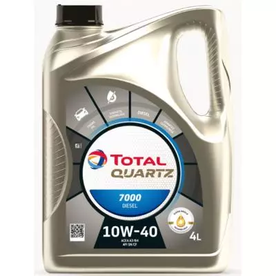 Моторное масло Total QUARTZ DIESEL 7000 10W-40 4л (TL 216682)