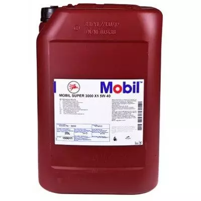 Моторное масло Mobil SUPER 3000 5W40 20л (MB 5W40 3000 20L)