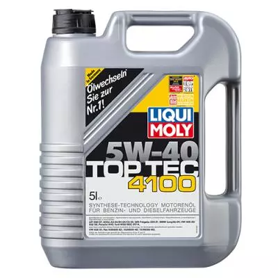 Моторное масло Liqui Moly Top Tec 4100 5W-40 5л (LQ 7501)