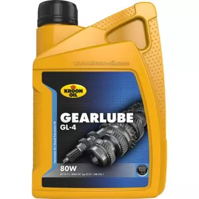 Трансмиссионное масло Kroon GEARLUBE GL-4 80W 1л (KL 01209)