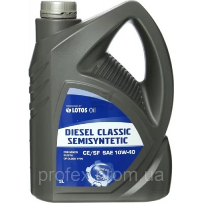 Моторное масло Lotos Diesel Classic Semisynt. 10w40 5л (2698)