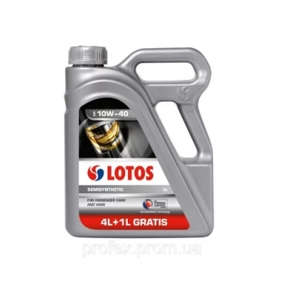 Моторное масло Lotos Semisyntic 10w40 (4+1) 5л (6876)