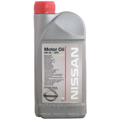 Моторное масло Nissan Motor oil 5W-30 DPF, 1 л. (7161)