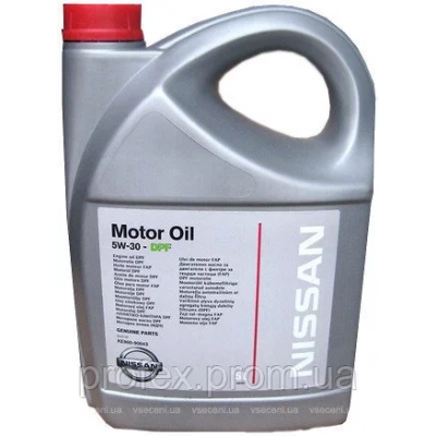 Моторное масло Nissan Motor oil 5W-30 DPF, 5 л. (7162)