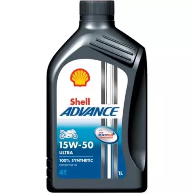 Моторное масло Shell Advance 4T Ultra 15W50 1л (5434)