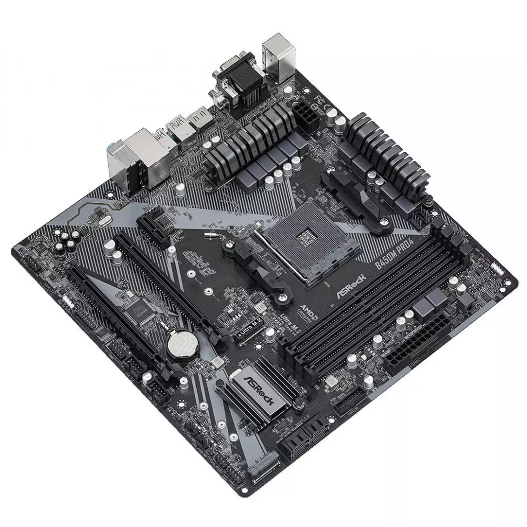 Материнская плата ASRock B450M PRO4 R2.0 - 2